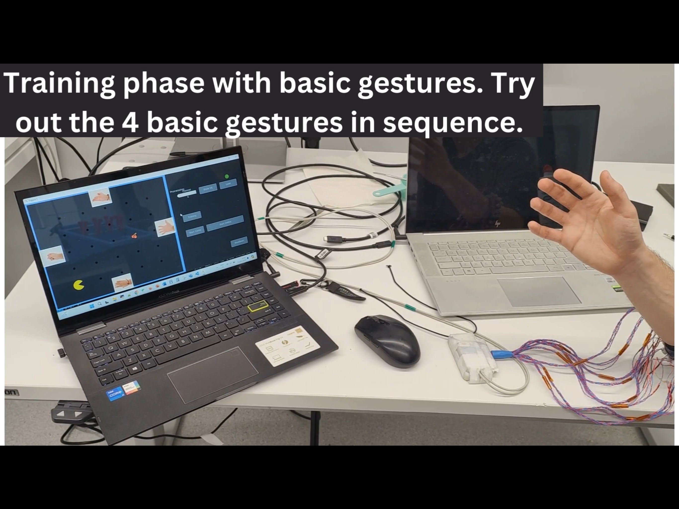 Wearable ultrasound gesture recognition demo photo